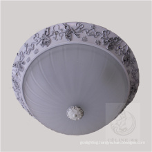 New Design Resin Ceiling Lamp with Glass Shade (SL92679-3)